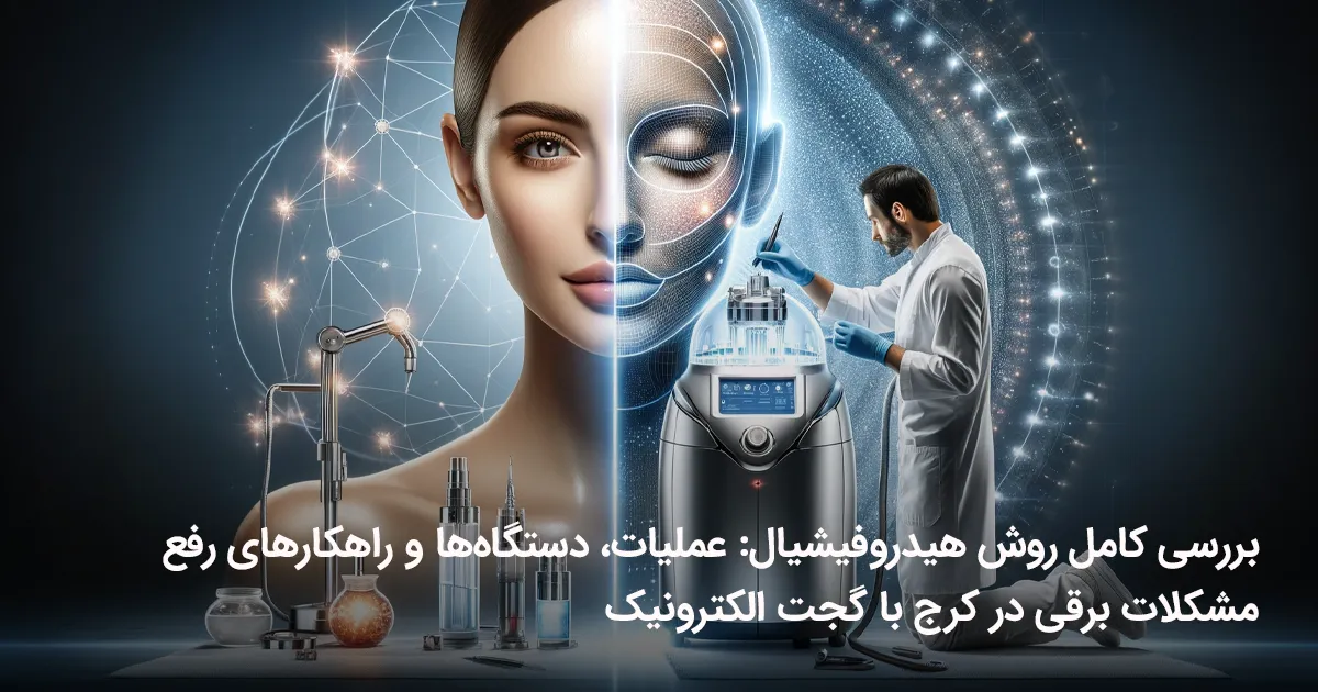 تعمیر و نگهداری دستگاه هیدروفشیال زیبایی در کرج و تهران